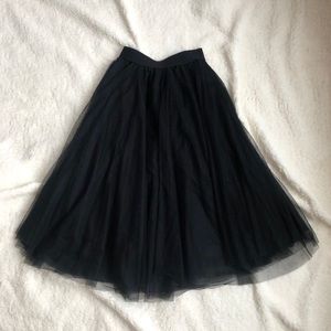 Charlotte Russe black tulle skirt